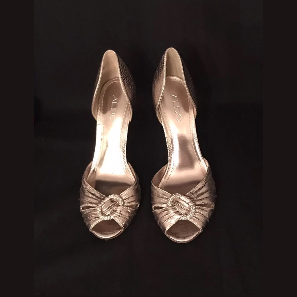 Aldo Gold Heels Size 38